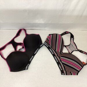 3X Workout Bras Wire free Pack of 2 Fierce